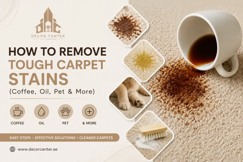 How to Remove Tough Carpet Stains (Coffee, Oil, Pet & More)